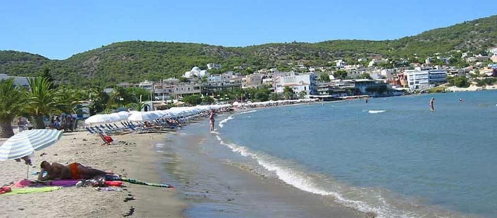 Παραθαλασσια Στουντιο Μιχαλιας Sea View Studio Michalias Agia Marina  Zewnętrze zdjęcie